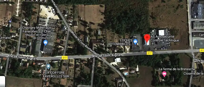 Prix contrôle technique à Faverolles-sur-Cher