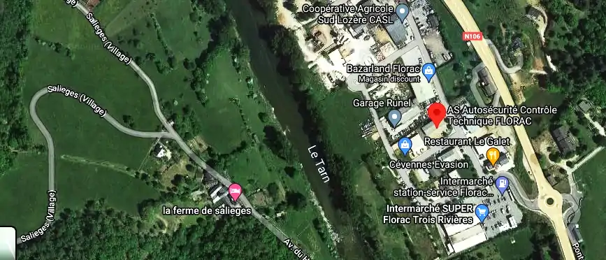 AS Autosécurité Contrôle Technique FLORAC à 