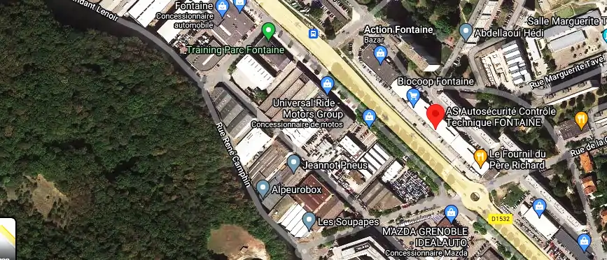 Prix contrôle technique à Fontaine