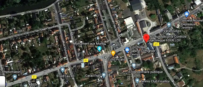 Prix contrôle technique à Fouilloy