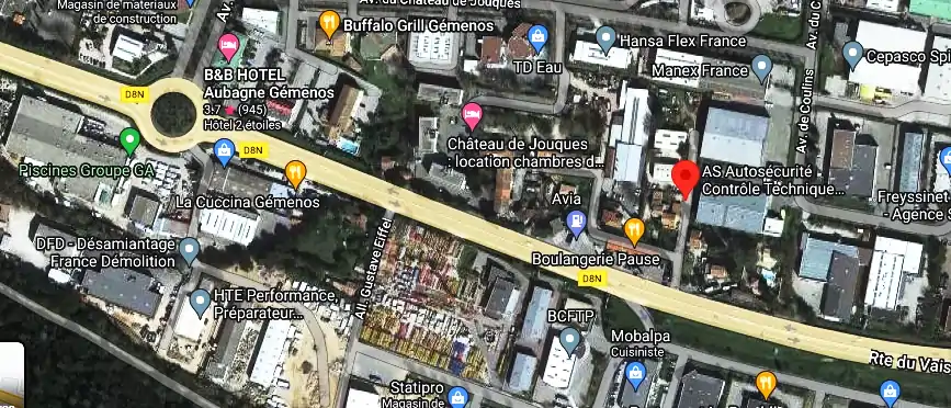 Prix contrôle technique à Gémenos