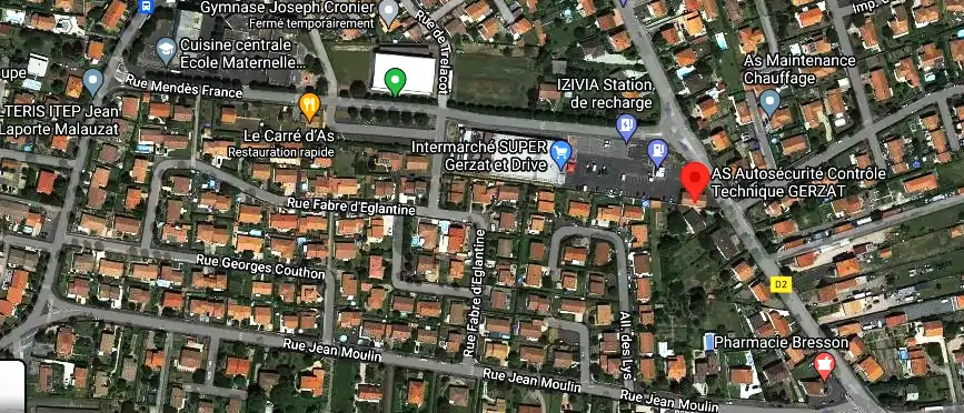 Prix contrôle technique à Gerzat