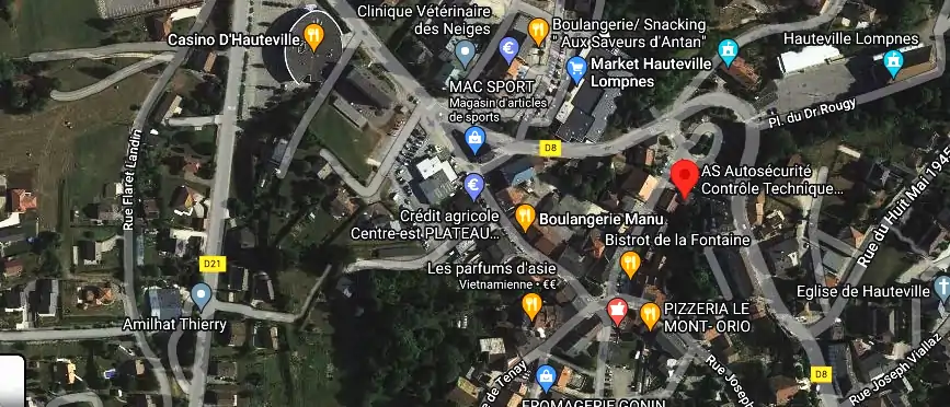 Prix contrôle technique à Plateau d'Hauteville