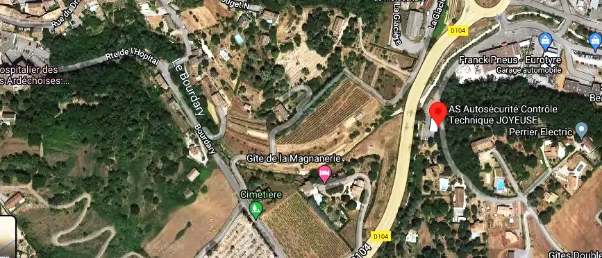 Prix contrôle technique à Joyeuse