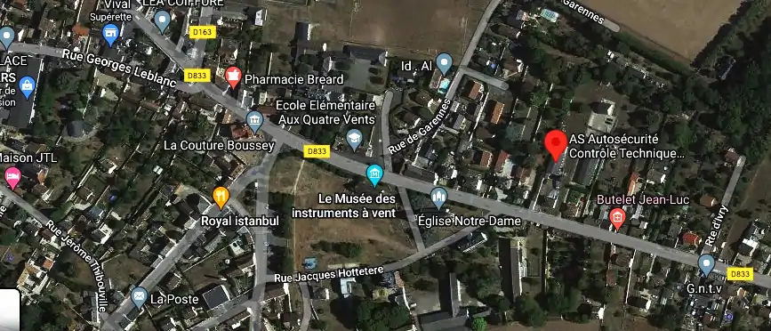 Prix contrôle technique à La Couture-Boussey