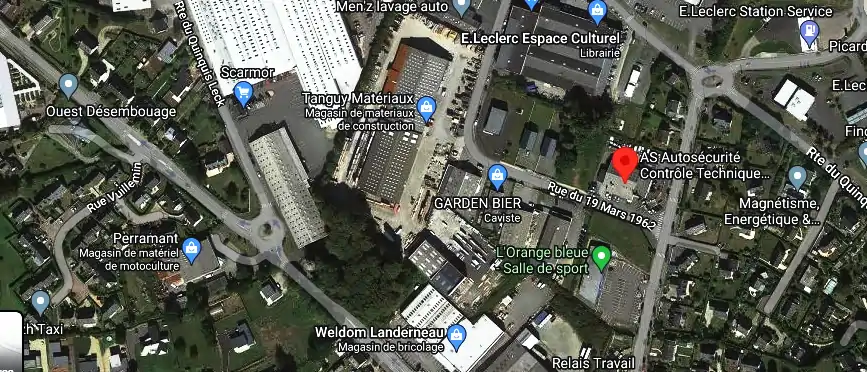 Prix contrôle technique à Landerneau