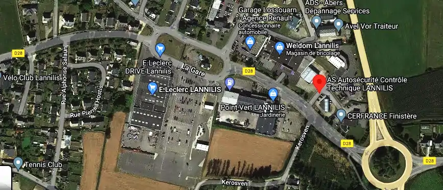 Prix contrôle technique à Lannilis