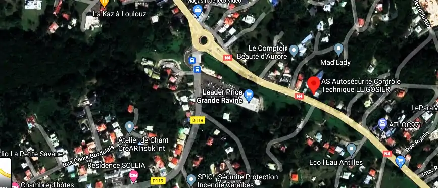 Prix contrôle technique à 505 Route de Grande Ravine, Le Gosier 97190, Guadeloupe