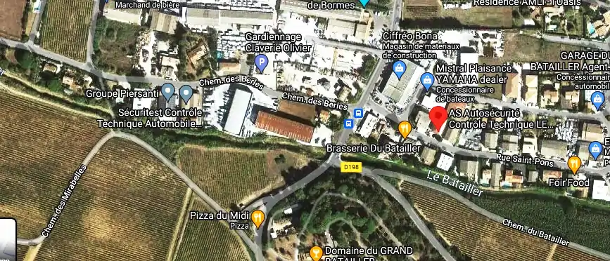 Prix contrôle technique à Le Lavandou