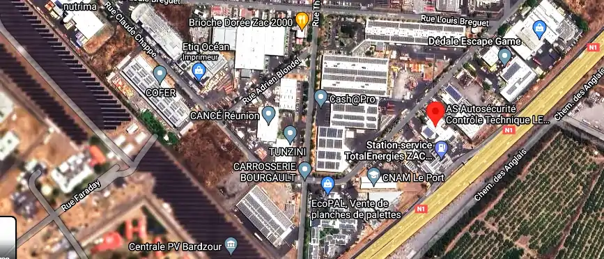 Prix contrôle technique à 26 Rue Claude Chappe, Le Port 97420, La Réunion