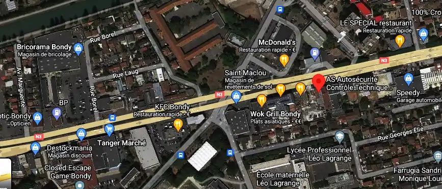 Prix contrôle technique à Les Pavillons-sous-Bois