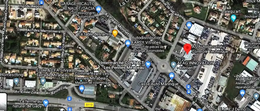 Prix contrôle technique à Les Pennes-Mirabeau