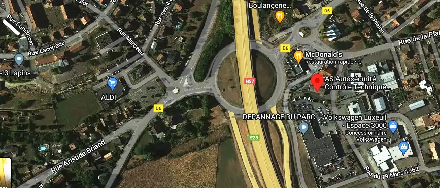 Prix contrôle technique à Luxeuil-les-Bains