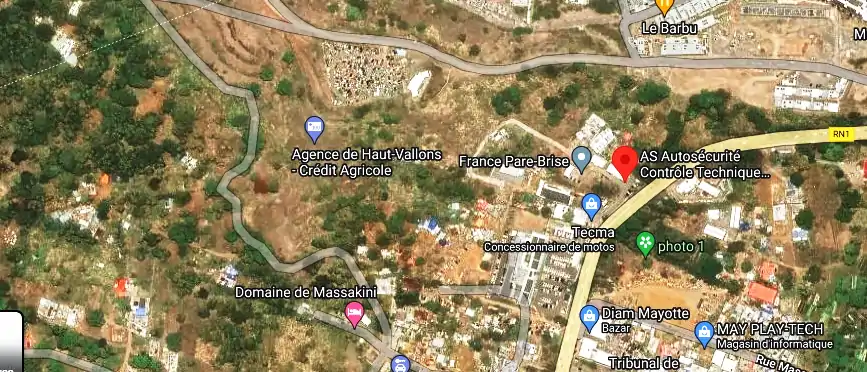 Prix contrôle technique à route nationale 1 kaweni, Mamoudzou 97600, Mayotte