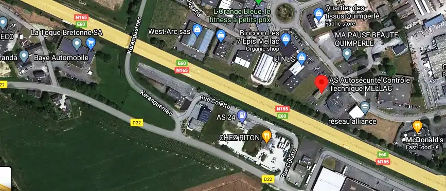 Prix contrôle technique à Mellac