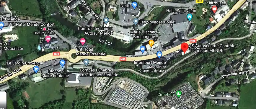 Prix contrôle technique à Mende