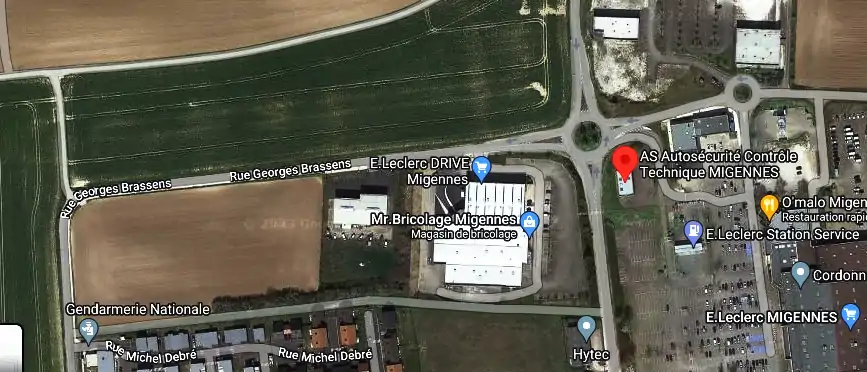 Prix contrôle technique à Migennes