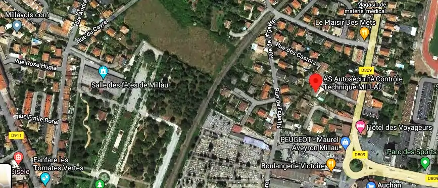 Prix contrôle technique à Millau