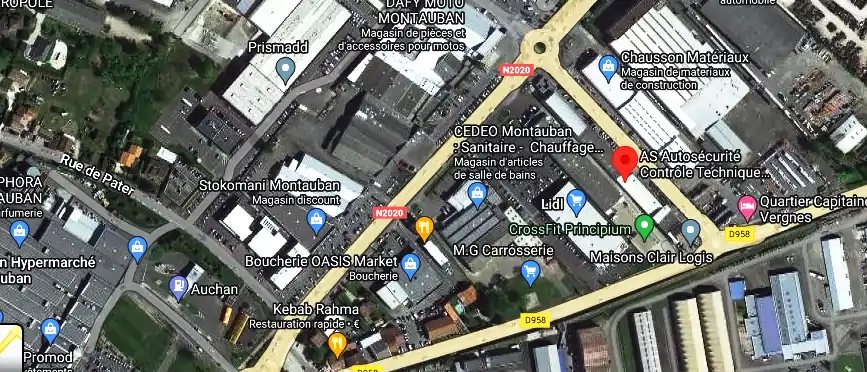 Prix contrôle technique à Montauban