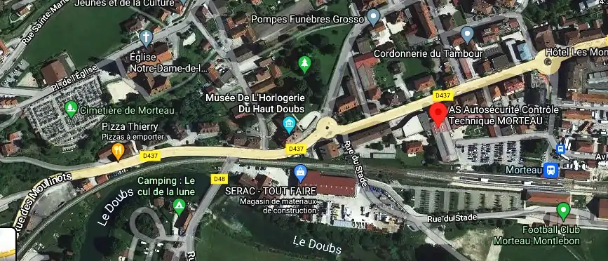 Prix contrôle technique à Morteau