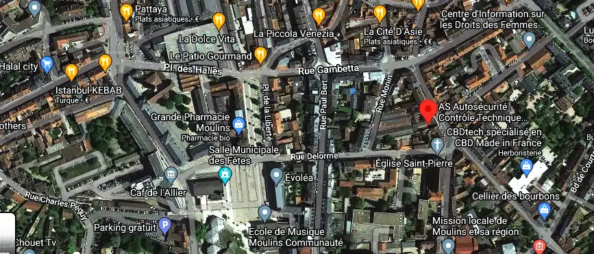 Prix contrôle technique à Moulins