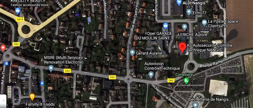 Prix contrôle technique à Nangis