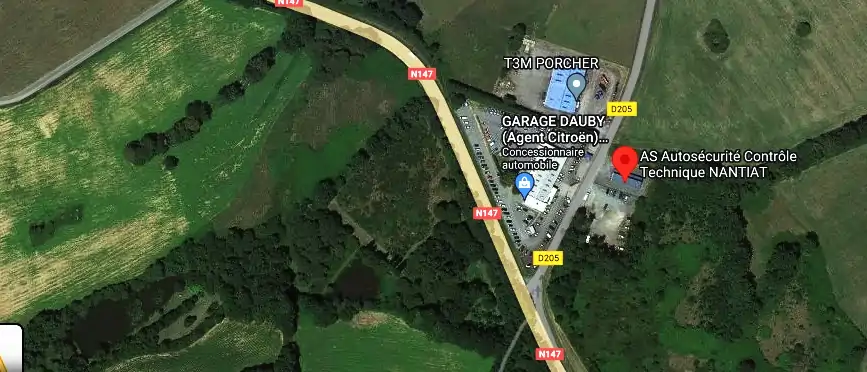 Prix contrôle technique à Nantiat