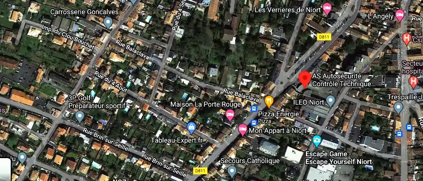 Prix contrôle technique à Niort