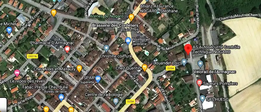 Prix contrôle technique à Nogaro