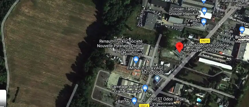 Prix contrôle technique à Odos