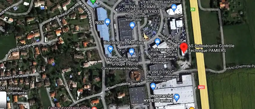 Prix contrôle technique à Pamiers