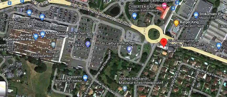 Prix contrôle technique à Pau