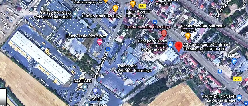 Prix contrôle technique à Pierrelaye