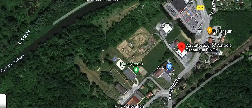 Prix contrôle technique à Pinon