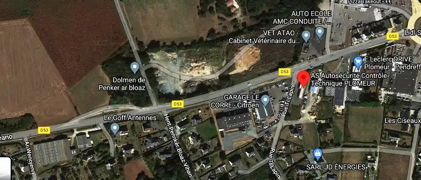 Prix contrôle technique à Plomeur
