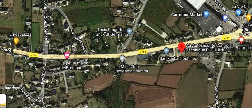 Prix contrôle technique à Plouhinec