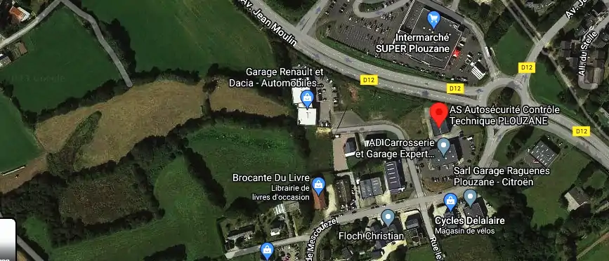 Prix contrôle technique à Plouzané