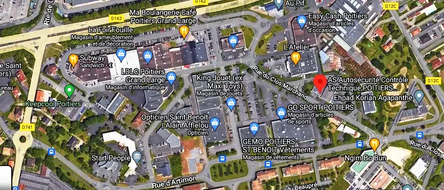 Prix contrôle technique à Poitiers