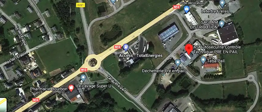 Prix contrôle technique à Pré-en-Pail-Saint-Samson