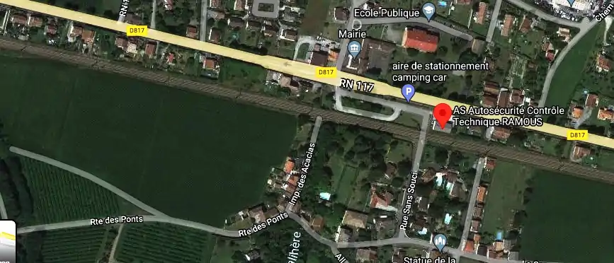 Prix contrôle technique à Ramous