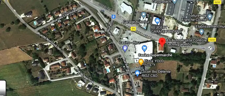 Prix contrôle technique à Rioz