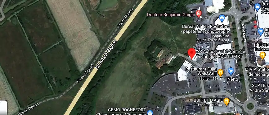 Prix contrôle technique à Rochefort