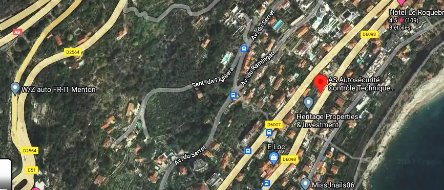 Prix contrôle technique à Roquebrune-Cap-Martin