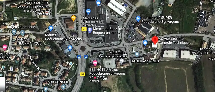 Prix contrôle technique à Roquebrune-sur-Argens