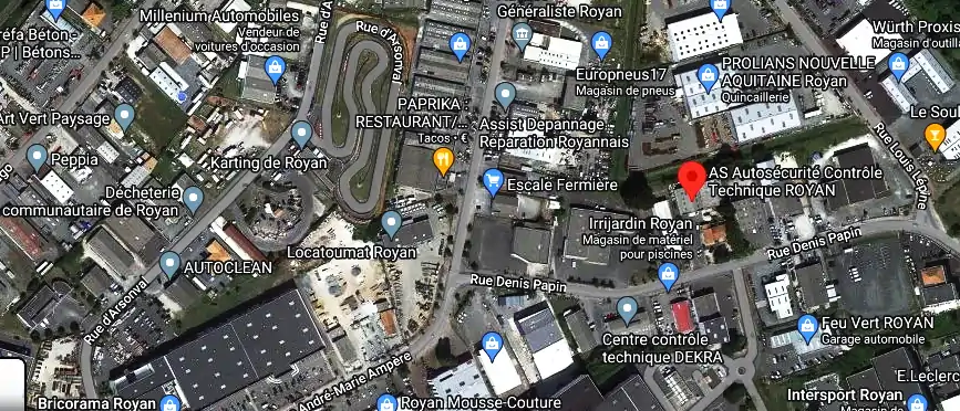 Prix contrôle technique à Royan