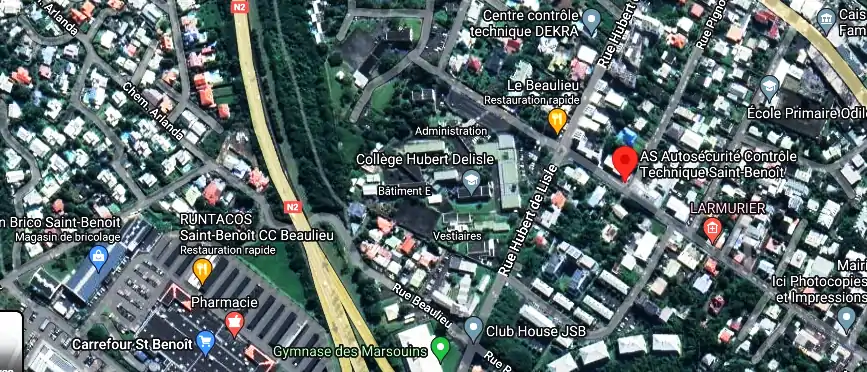 Prix contrôle technique à 96 bis Rue Montfleury, Saint-Benoît 97470, La Réunion