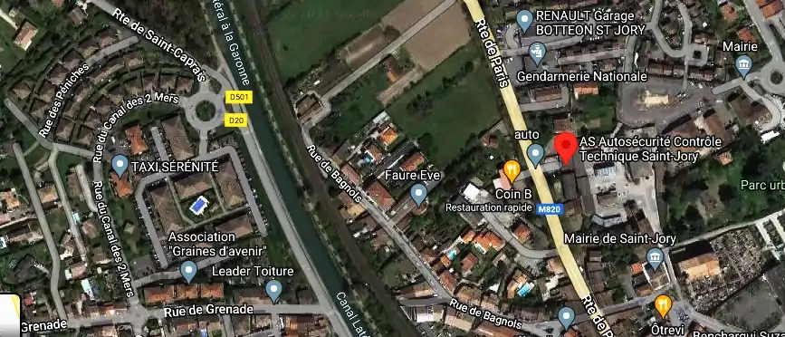 Prix contrôle technique à Saint-Jory