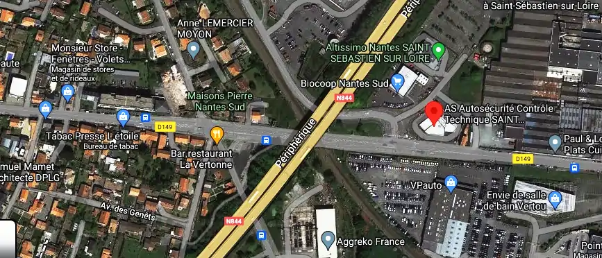 Prix contrôle technique à Saint-Sébastien-sur-Loire