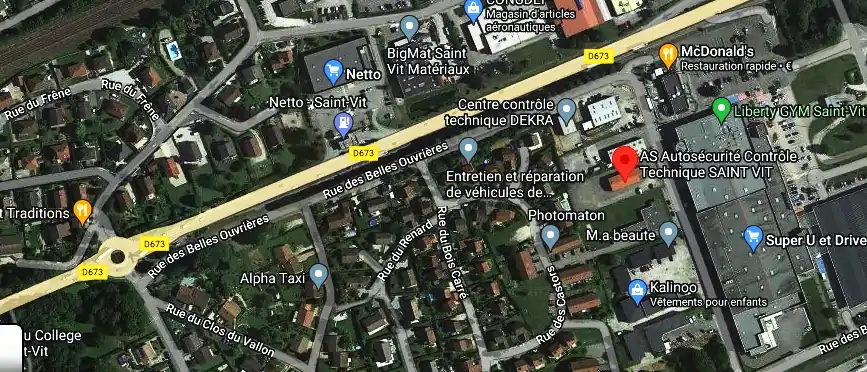Prix contrôle technique à Saint-Vit