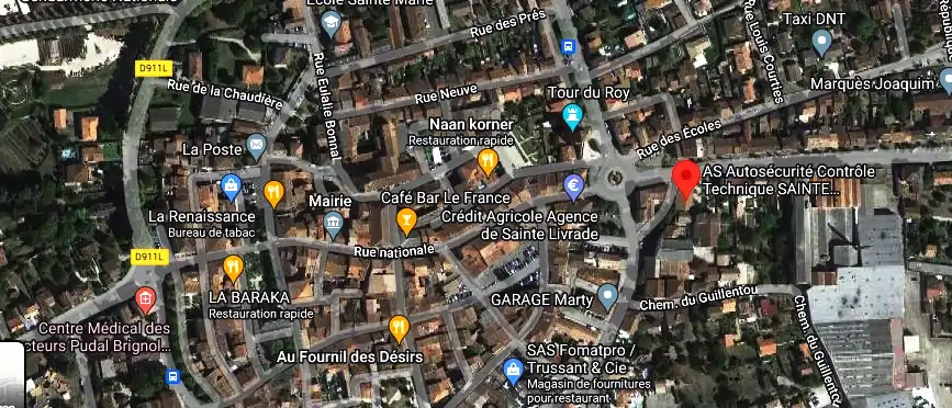 AS Autosécurité Contrôle Technique SAINTE LIVRADE SUR LOT à Sainte-Livrade-sur-Lot